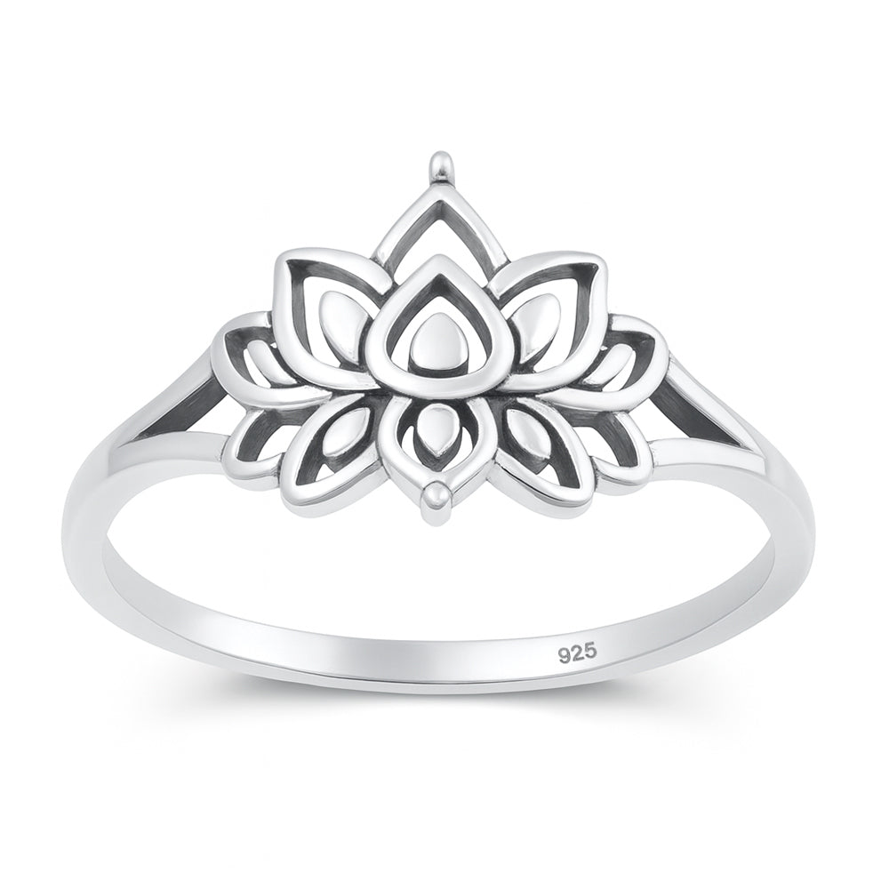 Silver Ring - Lotus