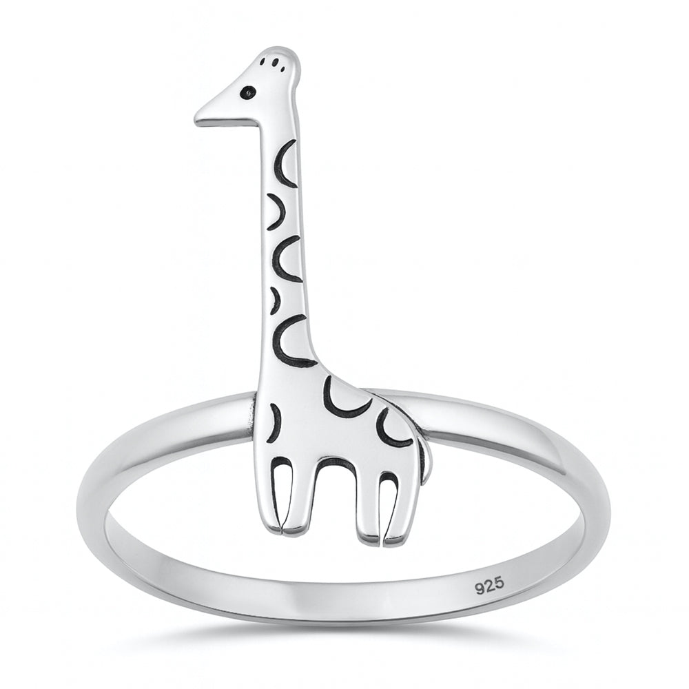 Silver Ring - Giraffe