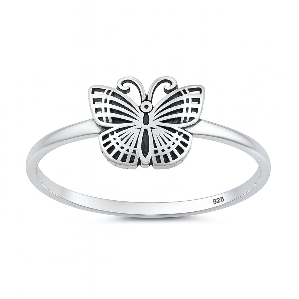 Silver Ring - Butterfly