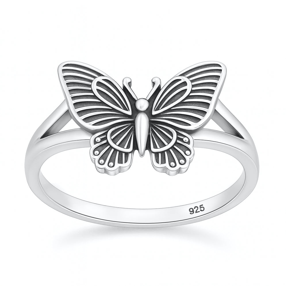 Silver Ring - Butterfly