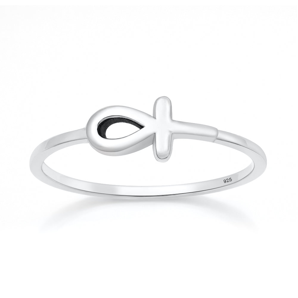 Silver Ring - Ankh