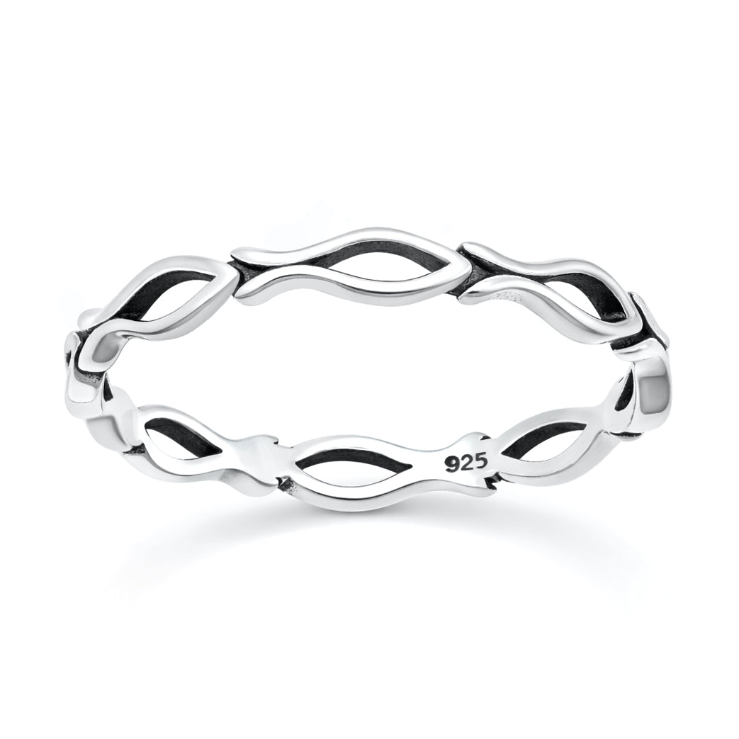 Silver Ring - Fish