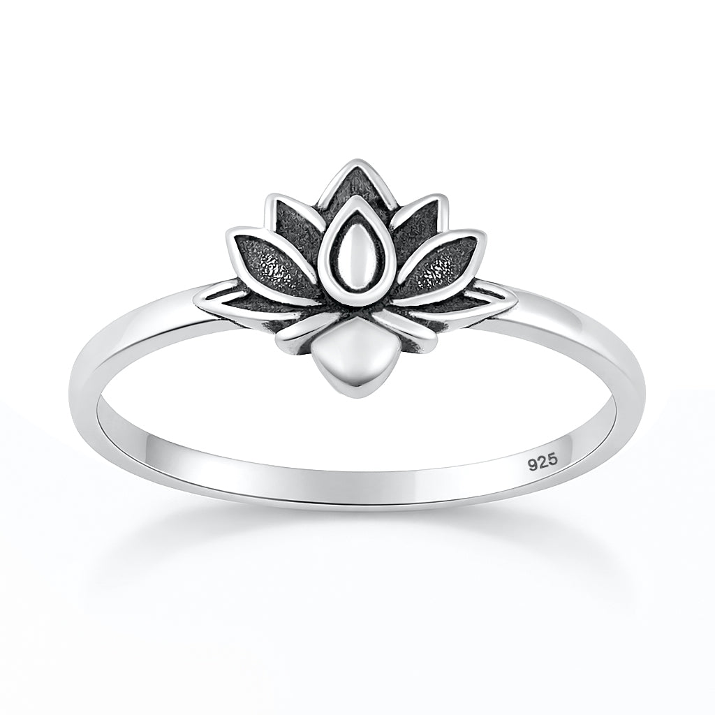 Silver Ring - Lotus