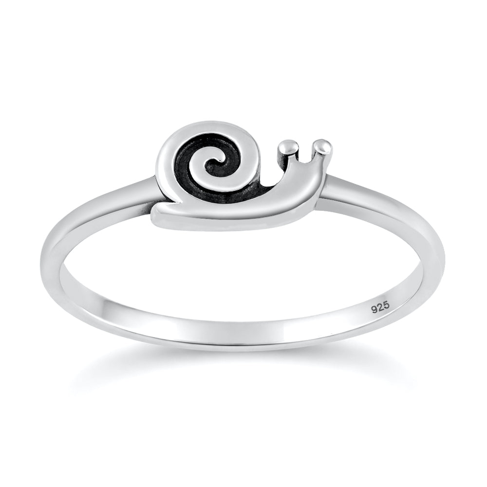 Silver Ring - Snail