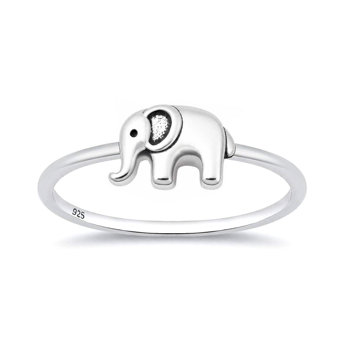 Silver Ring - Elephant