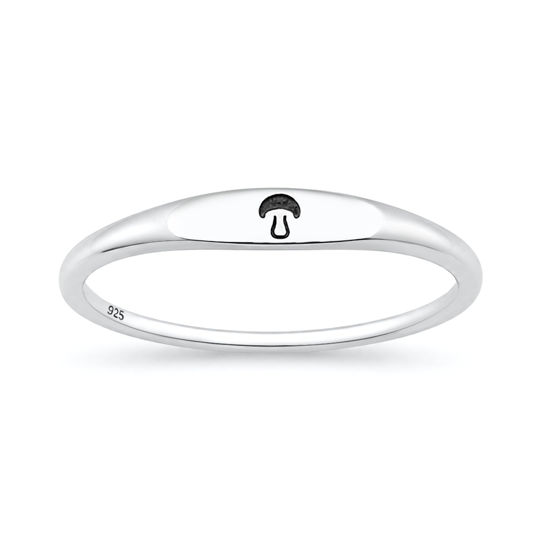 Silver Ring - Mushroom