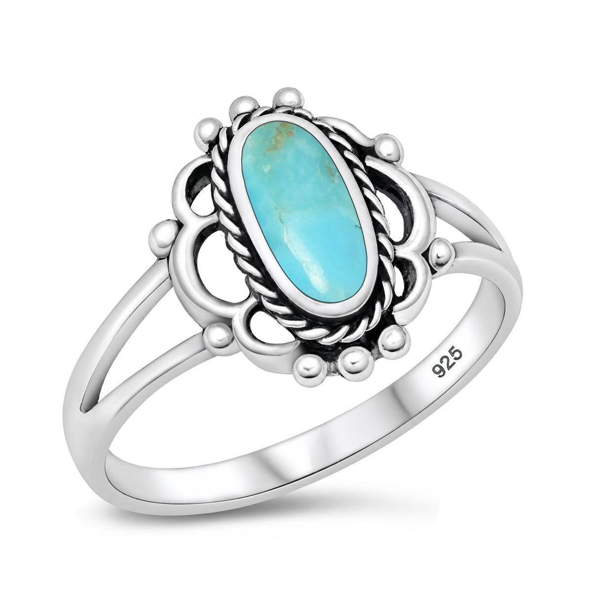 Silver Stone Ring