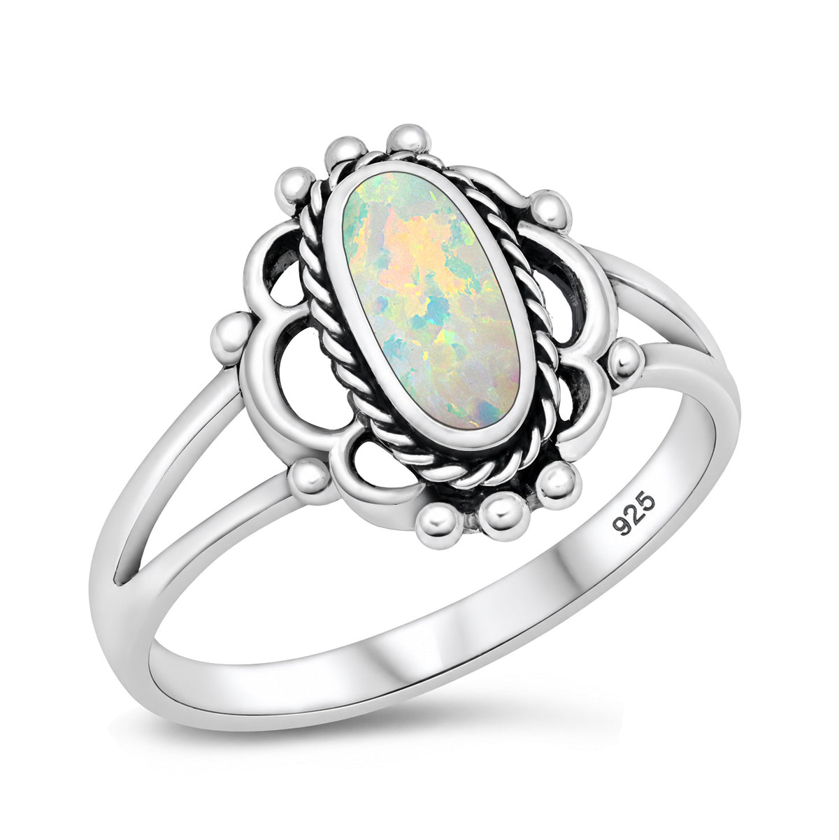 Silver Stone Ring