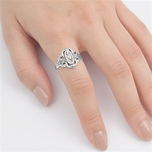 Silver Stone Ring