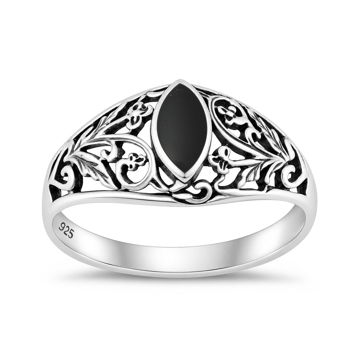 Silver Stone Ring
