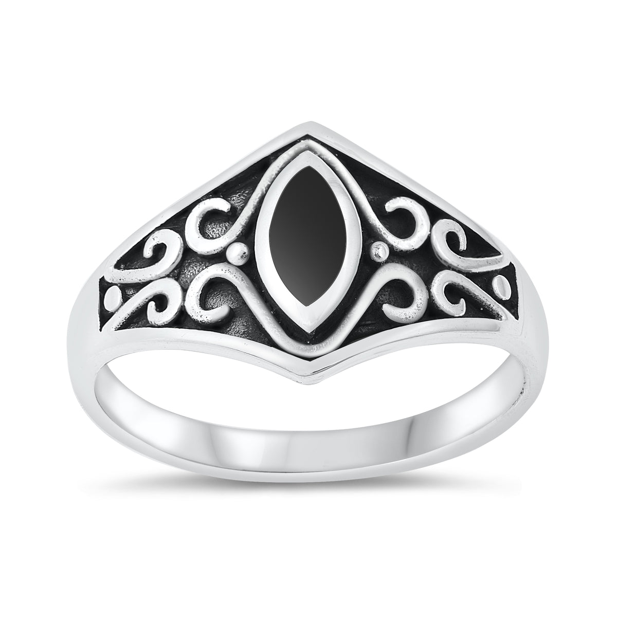 Silver Stone Ring