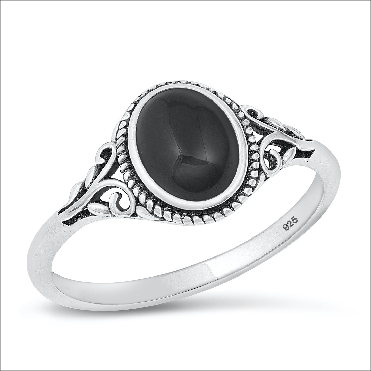 Silver Stone Ring