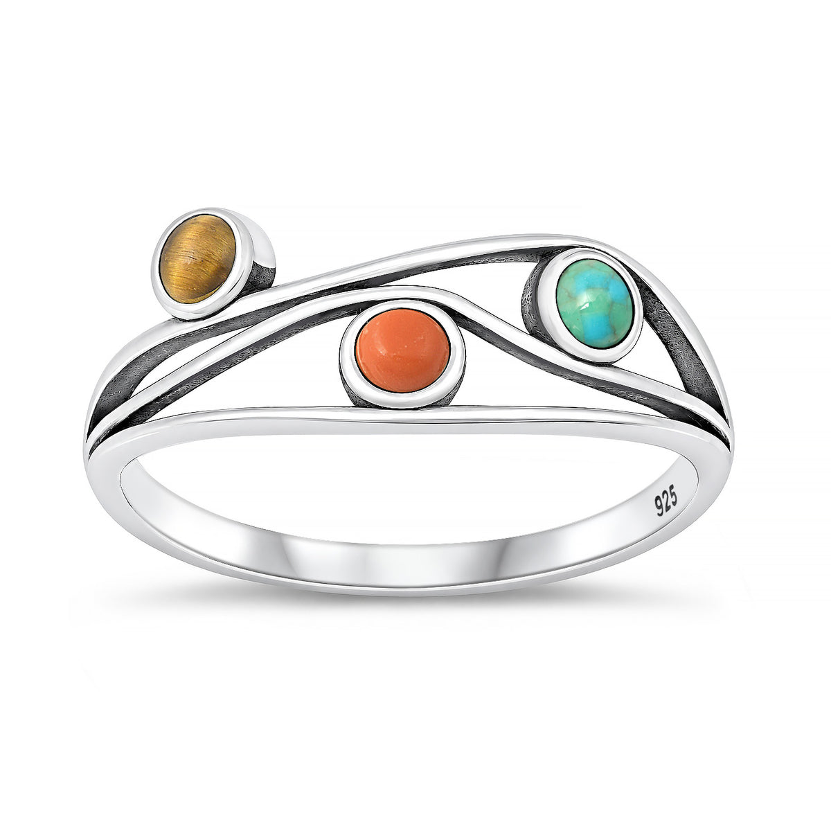 Silver Stone Ring