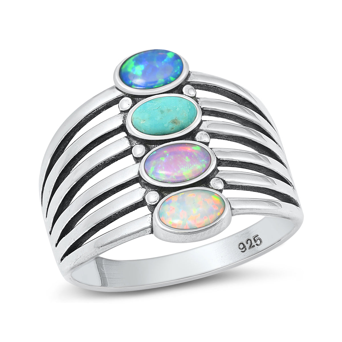 Silver Stone Ring