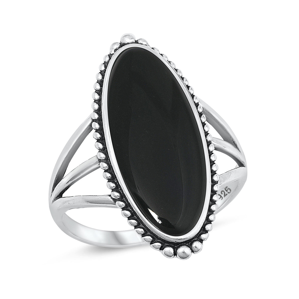 Silver Stone Ring