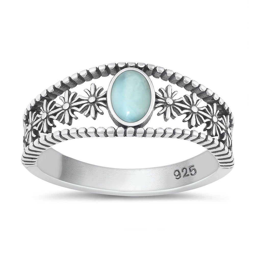 Silver Stone Ring