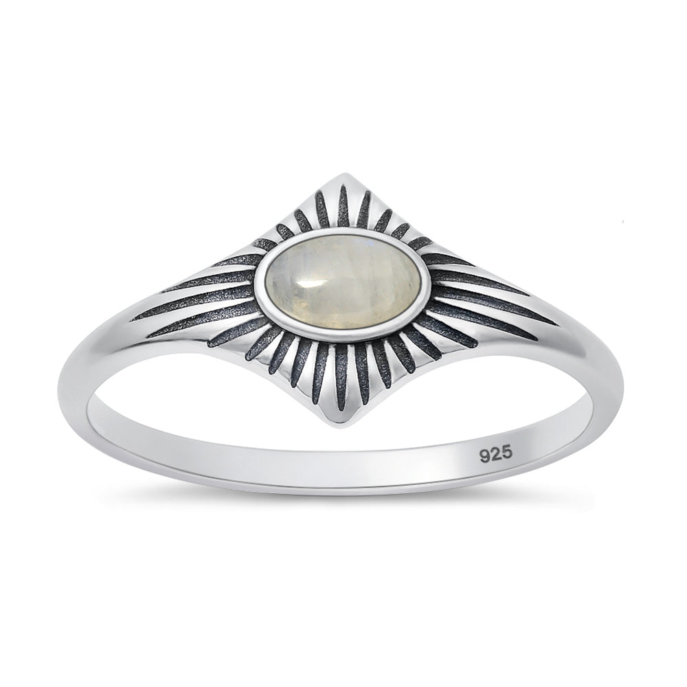 Silver Stone Ring