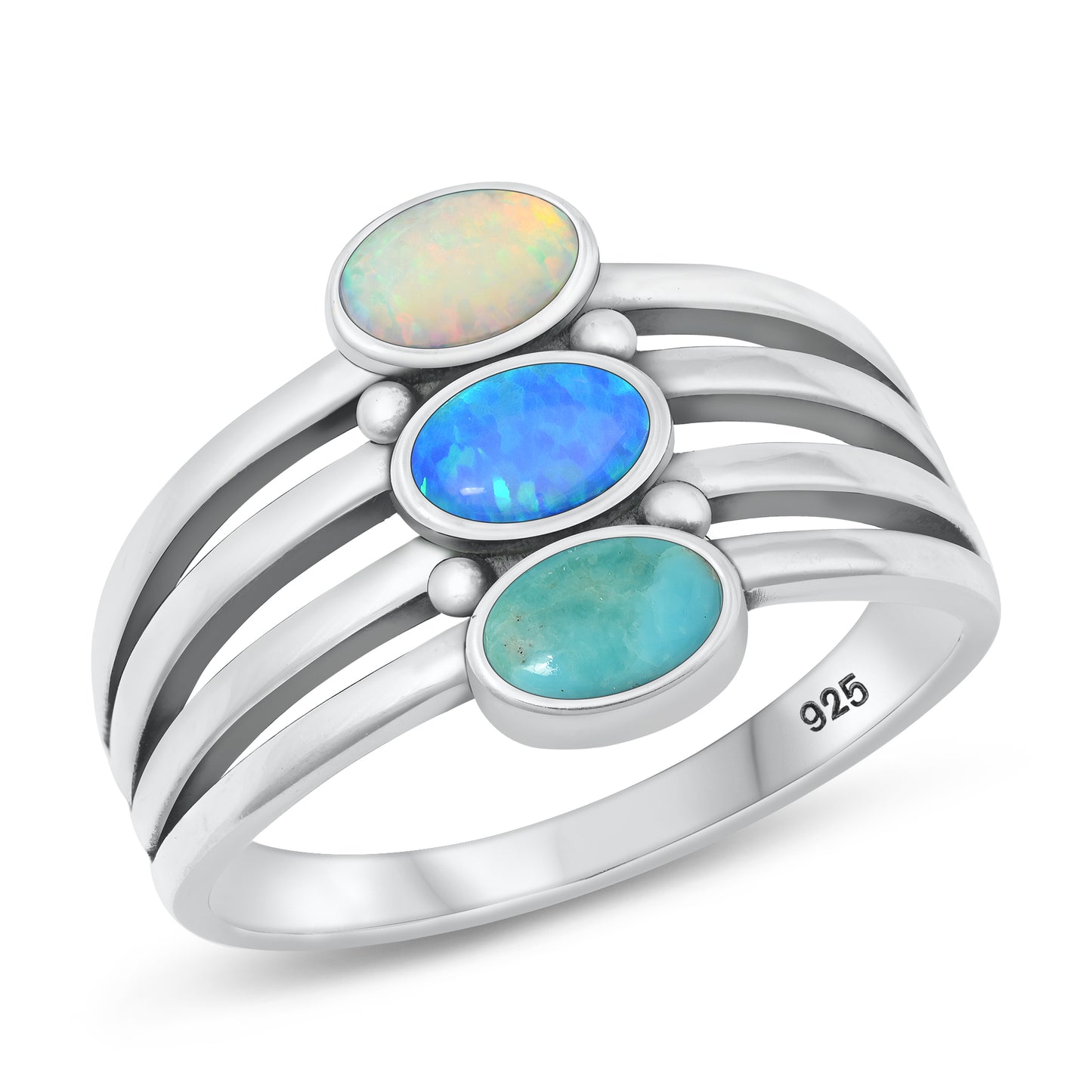Silver Stone Ring