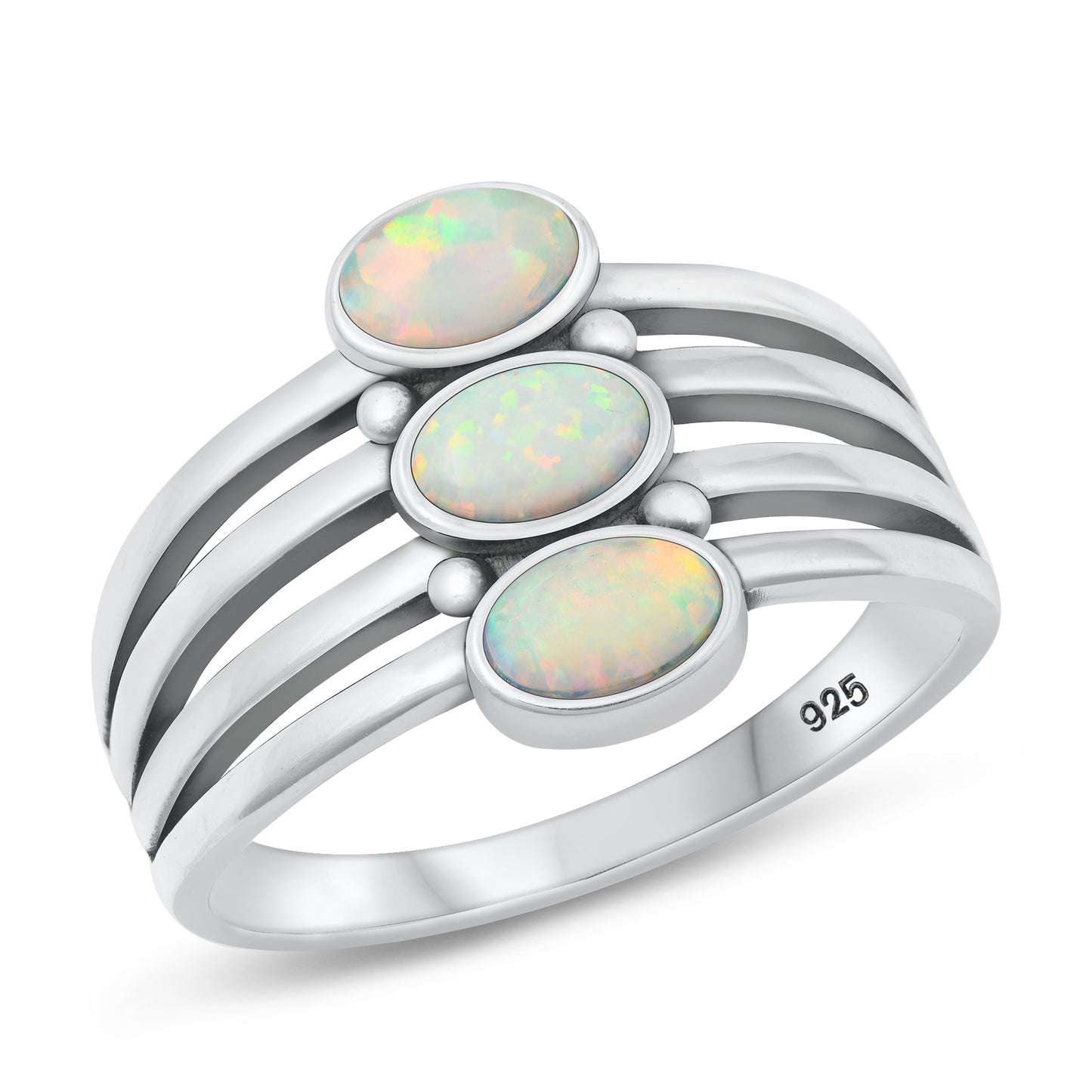 Silver Stone Ring