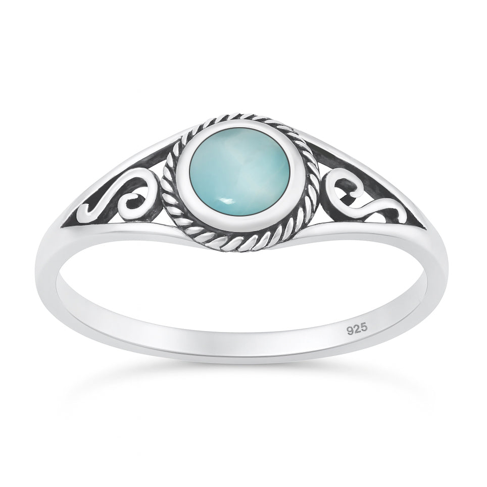 Silver Stone Ring