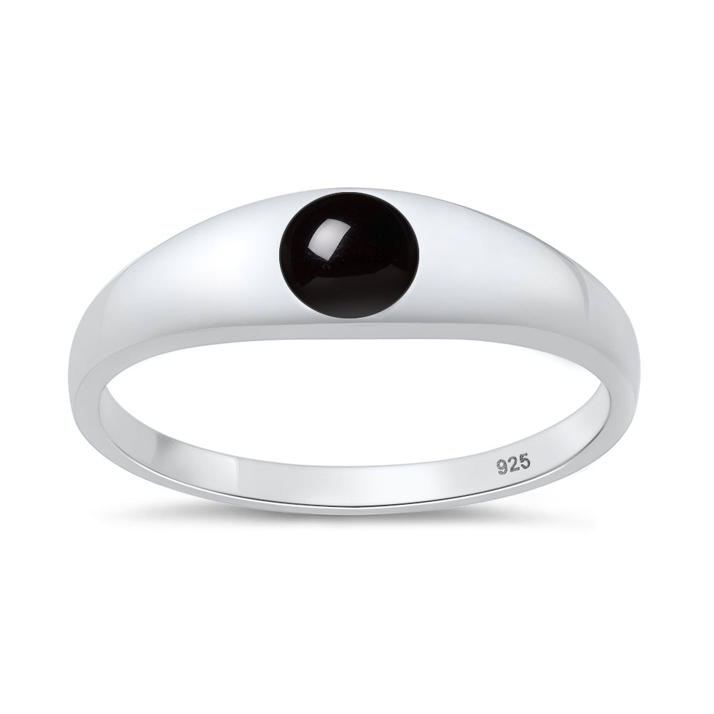 Silver Stone Ring