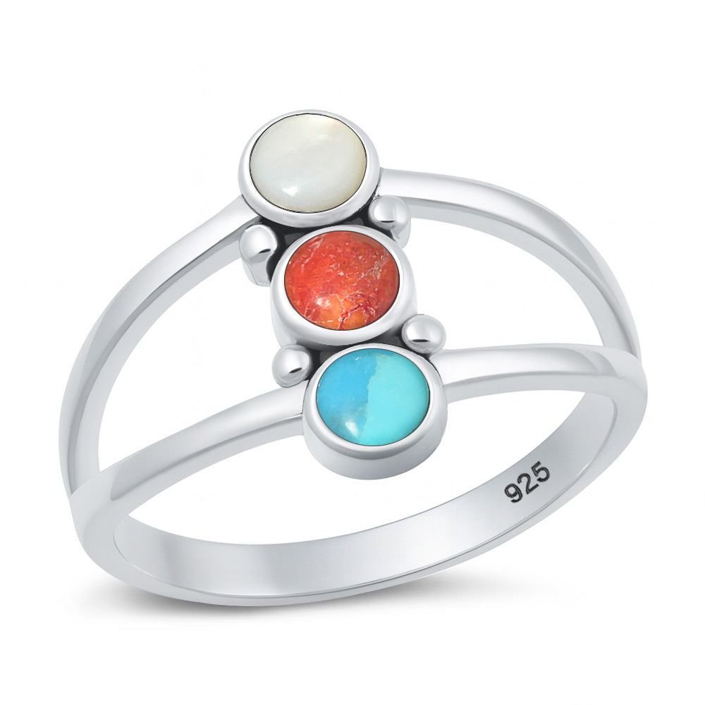 Silver Stone Ring