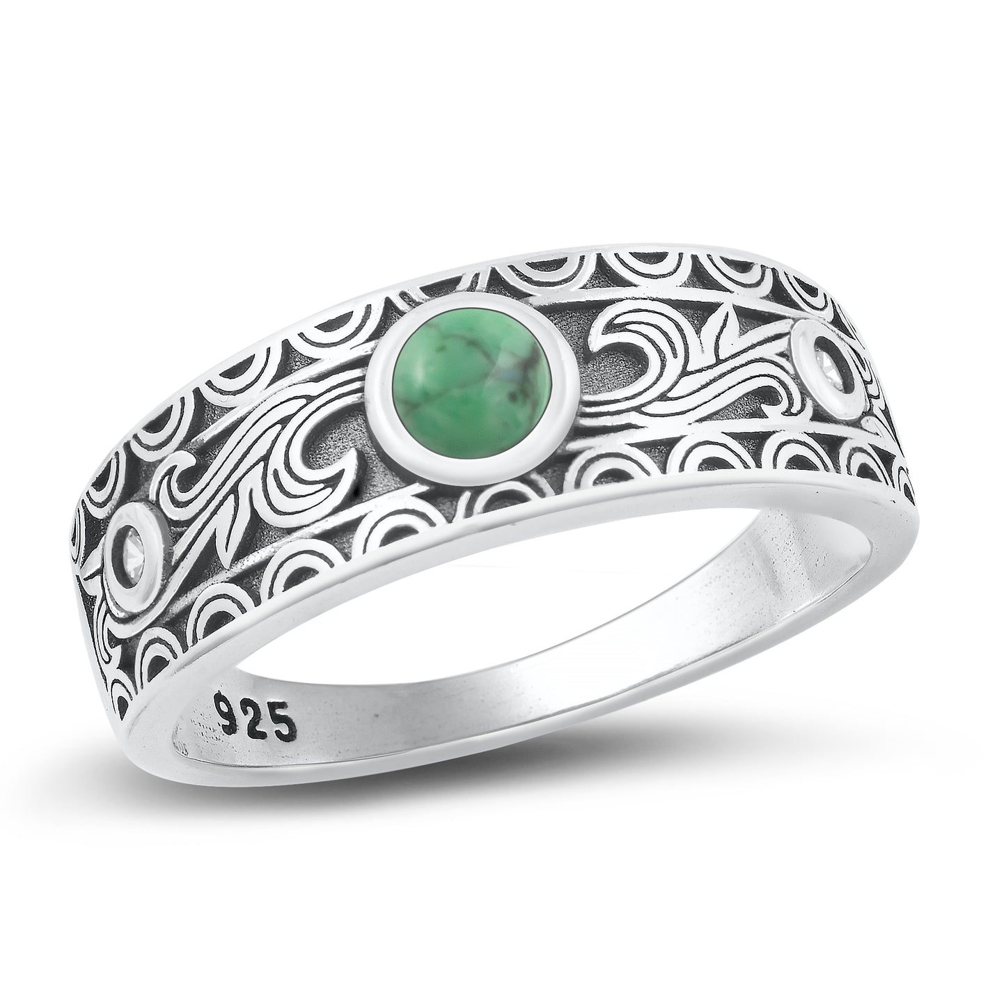 Silver Stone Ring