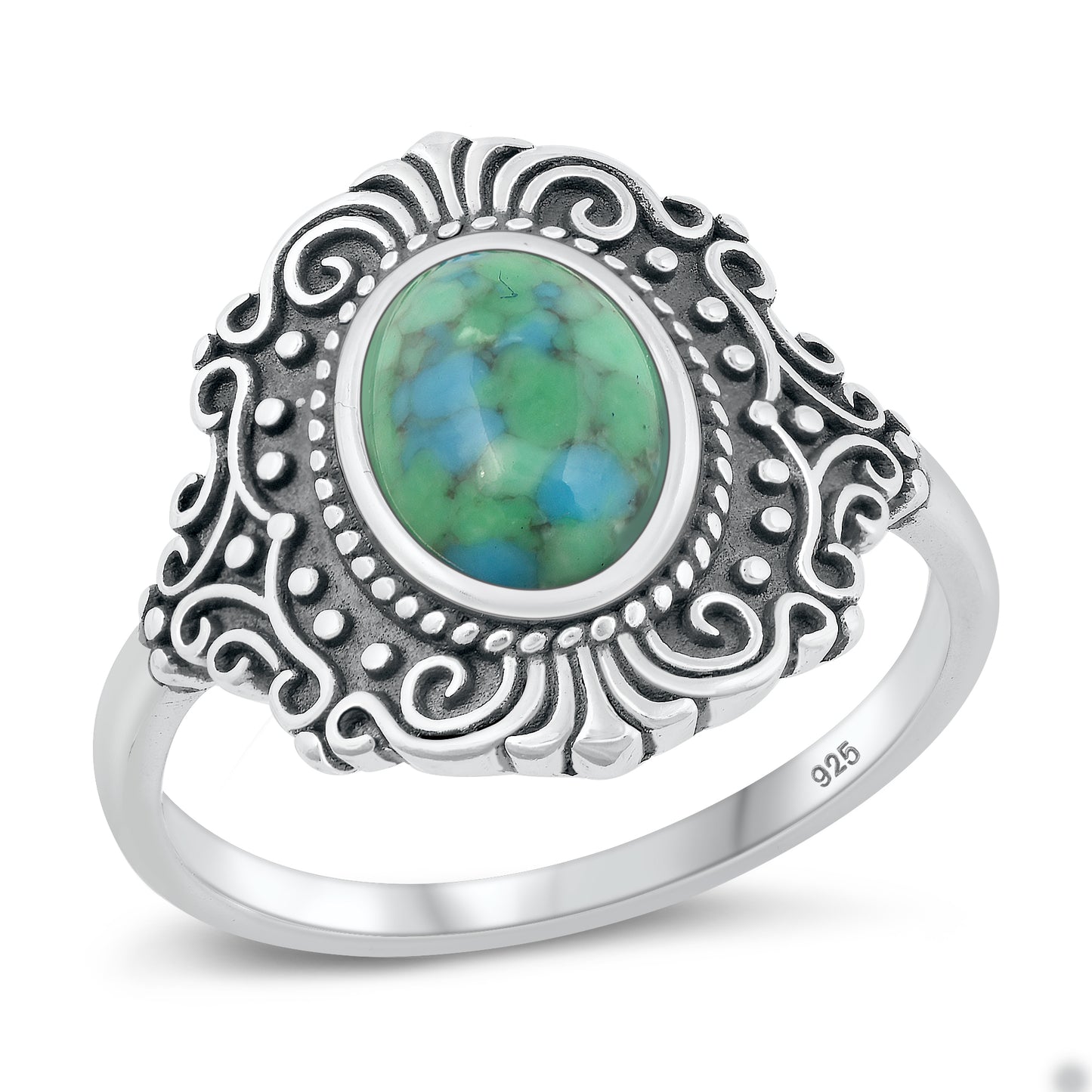 Silver Stone Ring