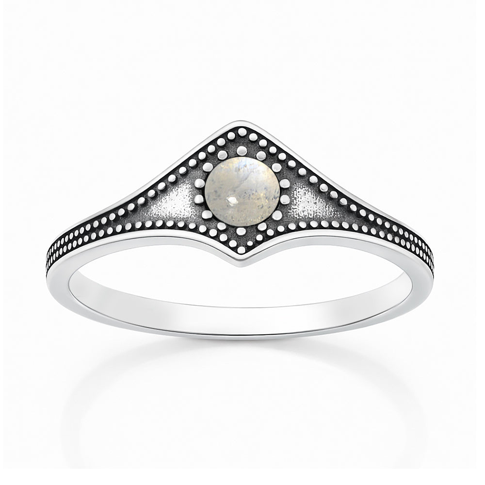 Silver Stone Ring
