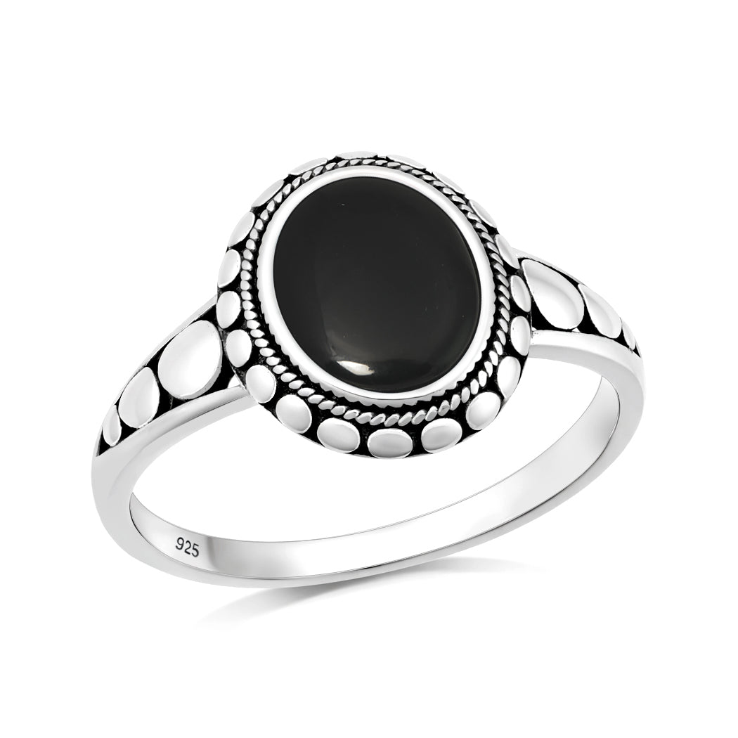 Silver Stone Ring