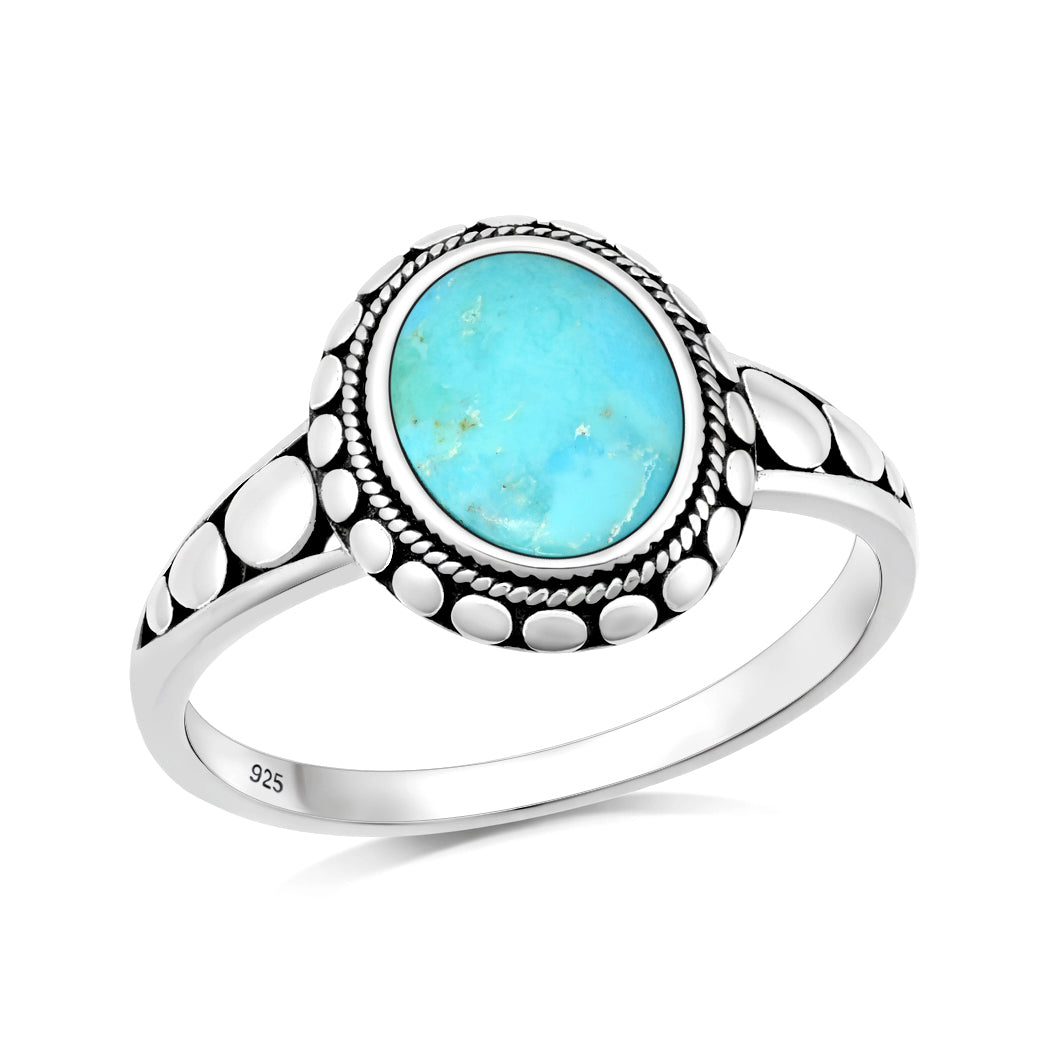 Silver Stone Ring