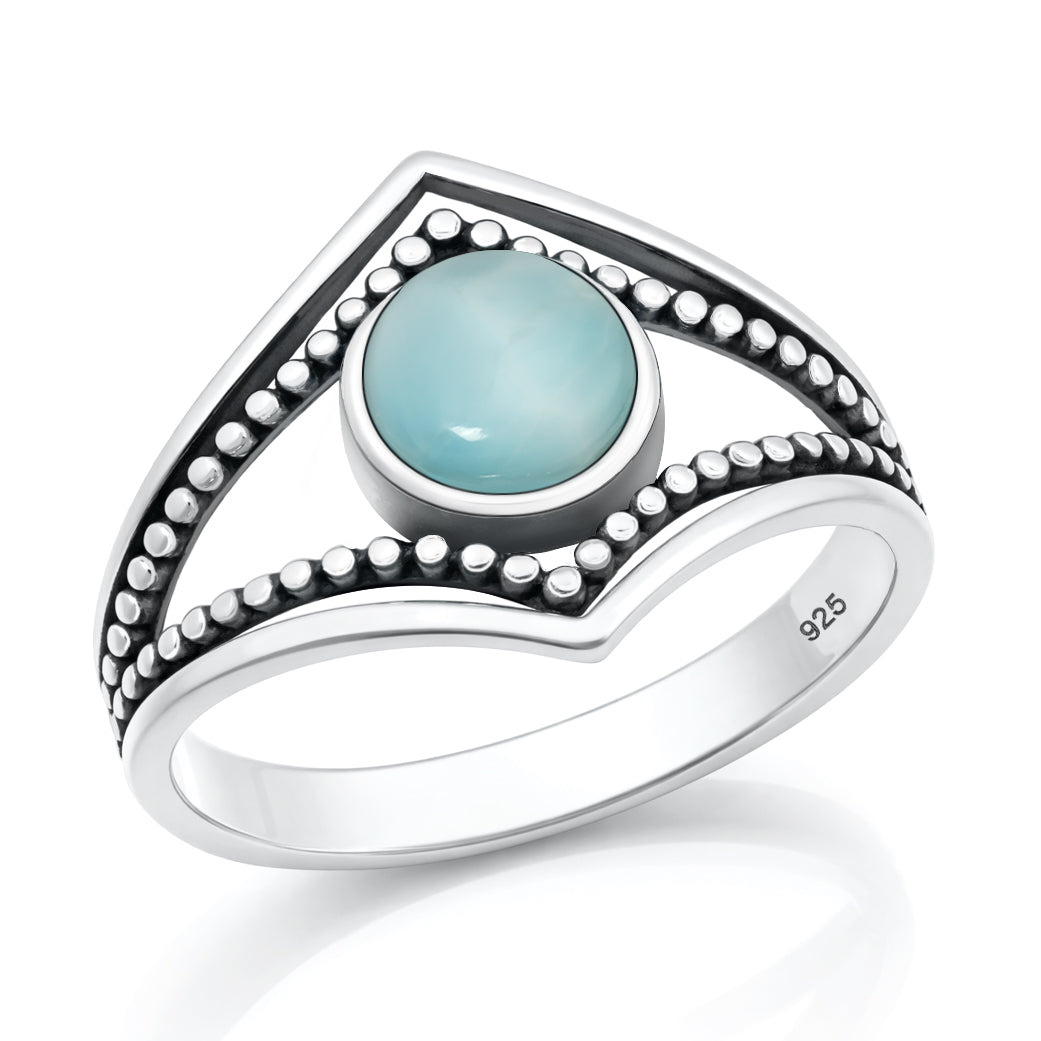 Silver Stone Ring