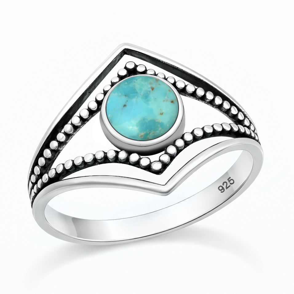 Silver Stone Ring