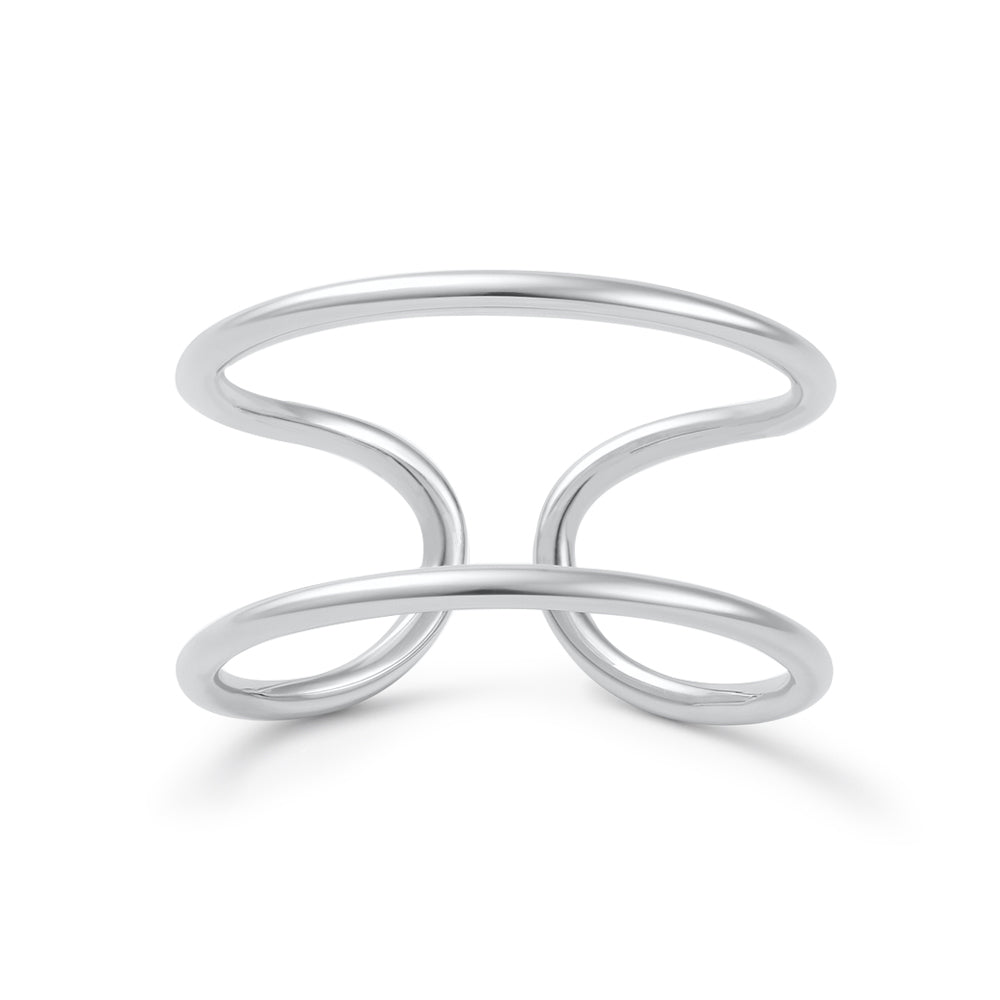 Silver Toe Ring - Open Band