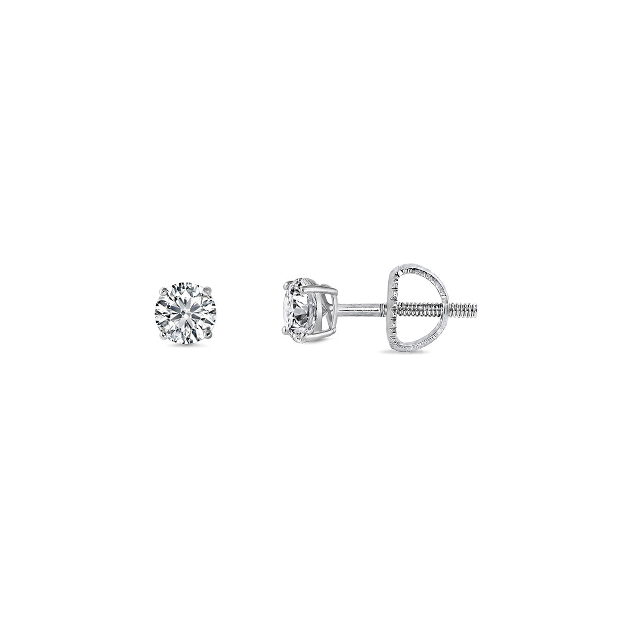 Lab Grown Diamond Earrings - 2mm