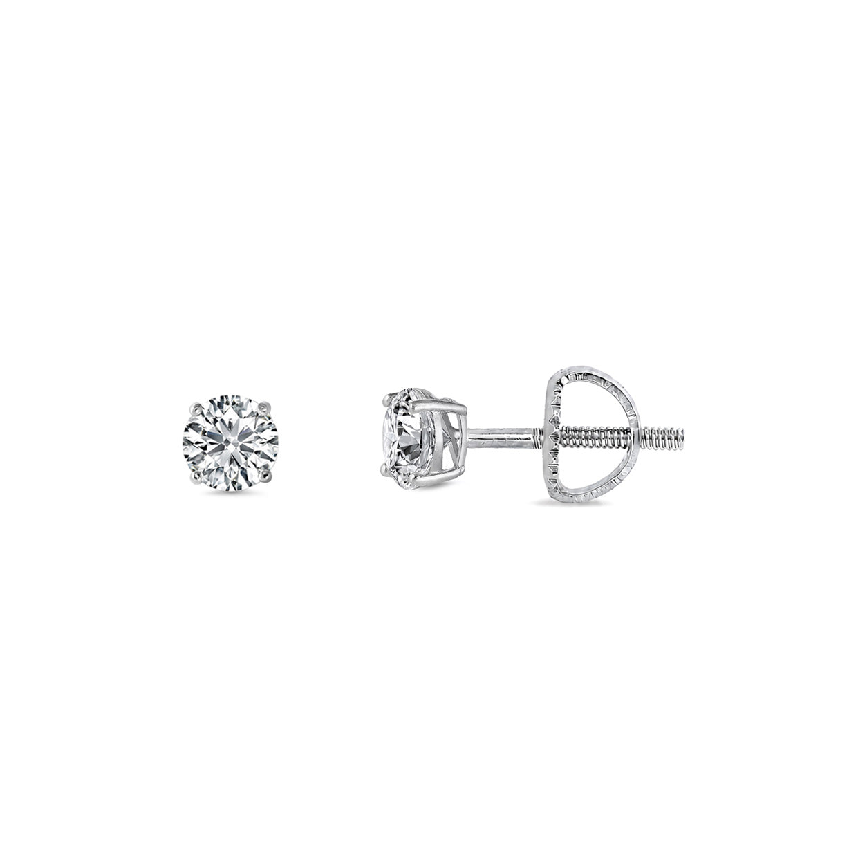 Lab Grown Diamond Earrings - 3 mm