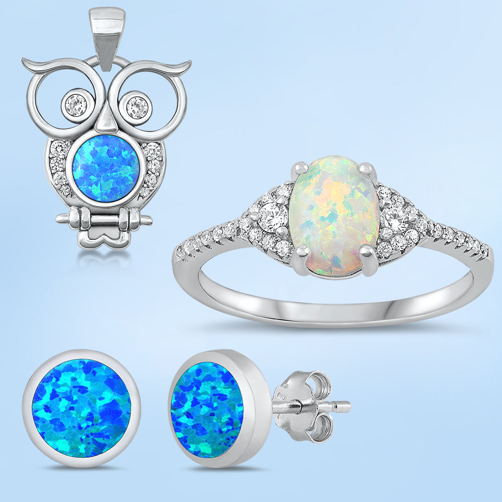 Lab Opal Rings