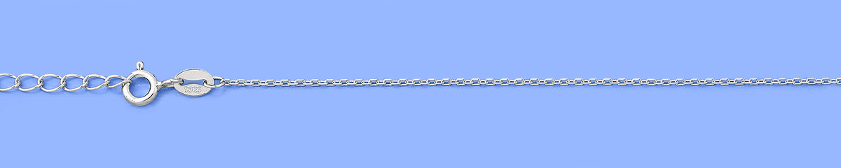 Silver Cable Link Anklet