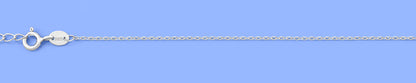 Silver Cable Link Anklet