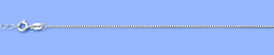 Silver Box Anklet