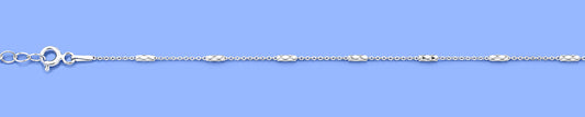 Silver Station Anklet
