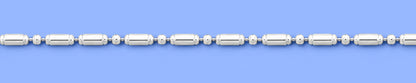 Silver Bead 1+1 Anklet