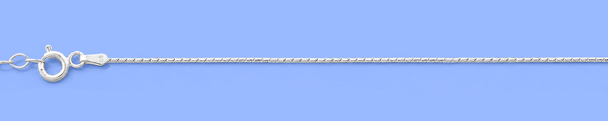 Silver Diamond Cut Anklet
