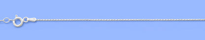 Silver Diamond Cut Anklet