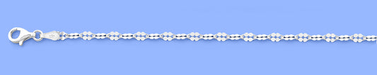 Silver Dotted Anklet