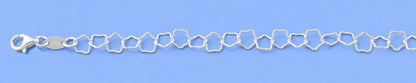 Silver Star Anklet