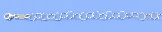 Silver Star Anklet