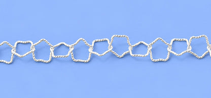 Silver Star Anklet