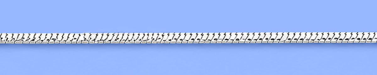 Silver Diamond Cut Anklet