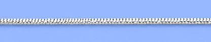 Silver Diamond Cut Anklet